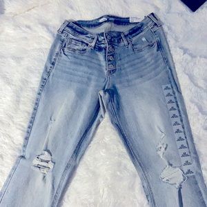 Old navy rockstar jeans low rise